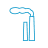 icon chimney billowing smoke