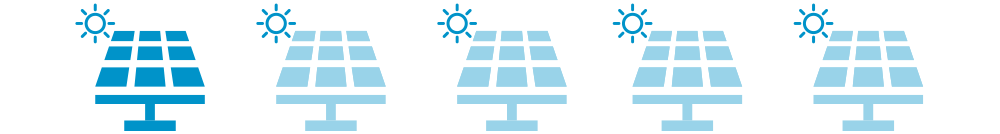 icons of solar panel